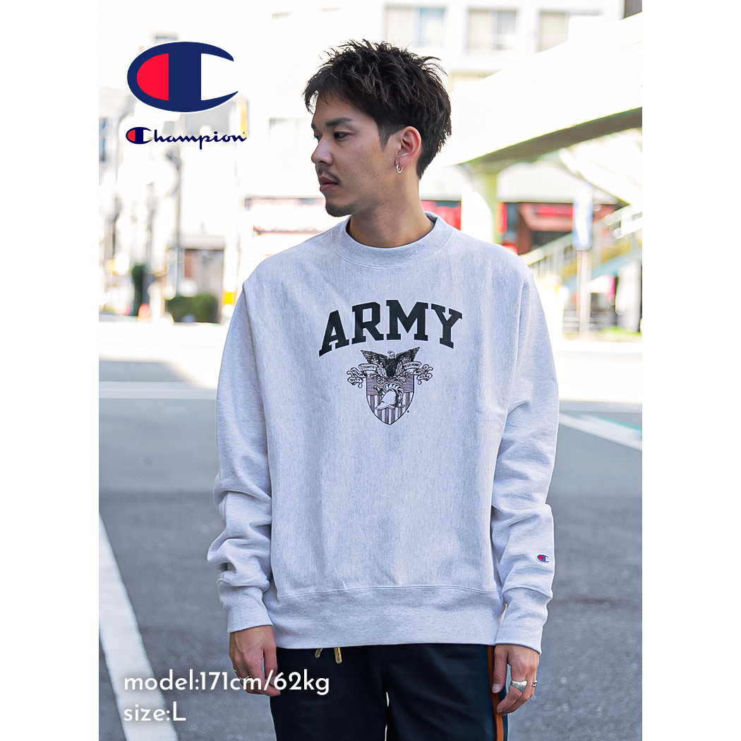 楽天市場】日本未発売 Champion REVERSE WEAVE CREW SWEAT