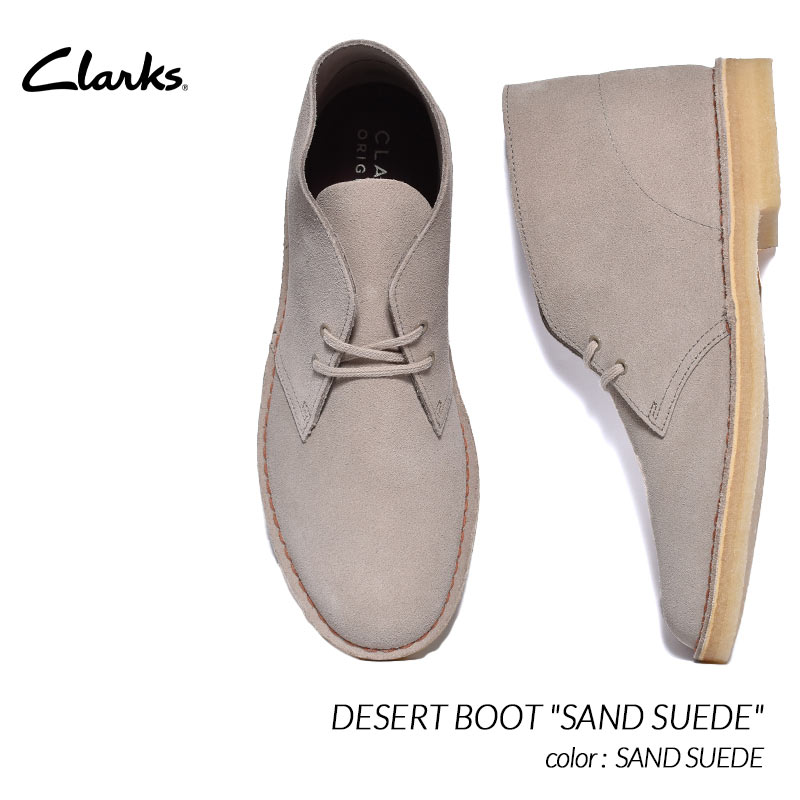 市場 Clarks Sand デザート Desert Boot クラークス ブーツ シューズ Suede ベージュ