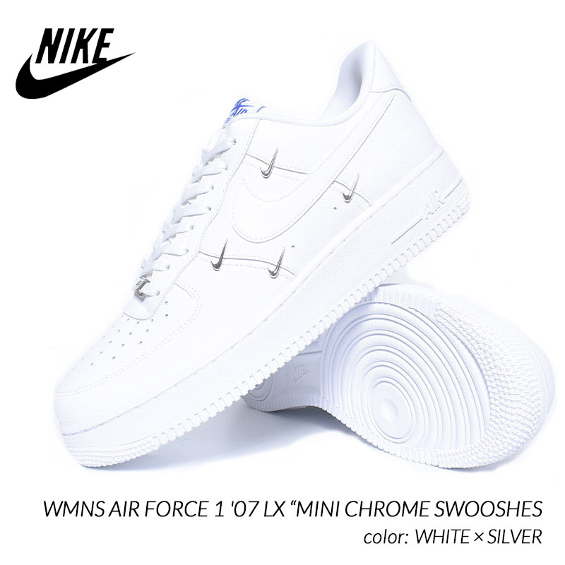 楽天市場】NIKE WMNS AIR FORCE 1 '07 LX “MINI CHROME SWOOSHES