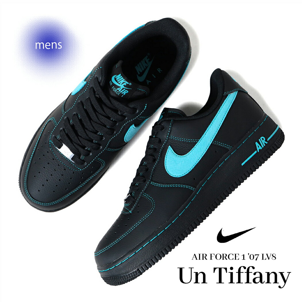 【海外限定カラー】Nike Air Force 1 ブラックユニバーシティブルー 海外限定】ナイキ エアフォース1 「ブラック × ユニバーシティ