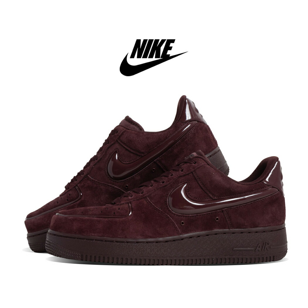 【お買い物マラソン限定クーポン配布中!!】NIKE ナイキ エア フォース 1 スニーカー AIR FORCE 1 '07 BURGUNDY CRUSH ( バーガンディ 赤 メンズ スエード HV4406-600 )