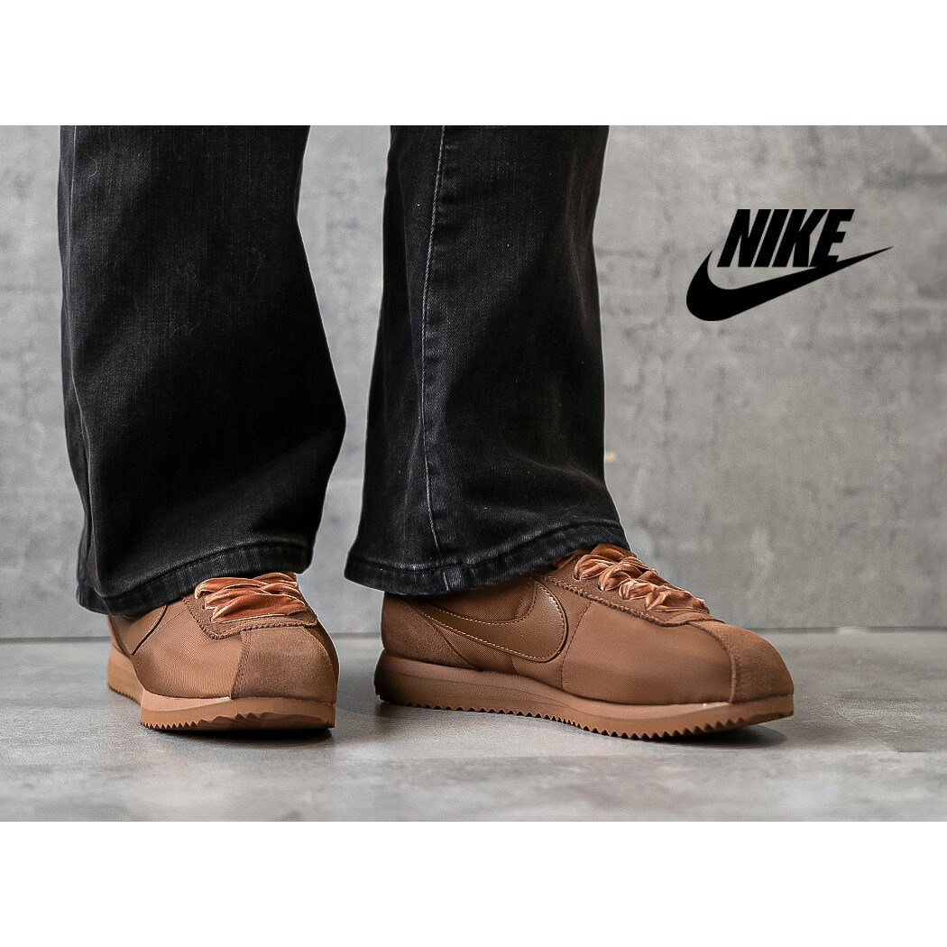 【お買い物マラソン限定クーポン配布中!!】NIKE ナイキ ウィメンズ コルテッツ スニーカー W CORTEZ FAUNA BROWN ( ブラウン レディース レトロ クラシック メンズ ベルベットシューレース IM6034-200 )