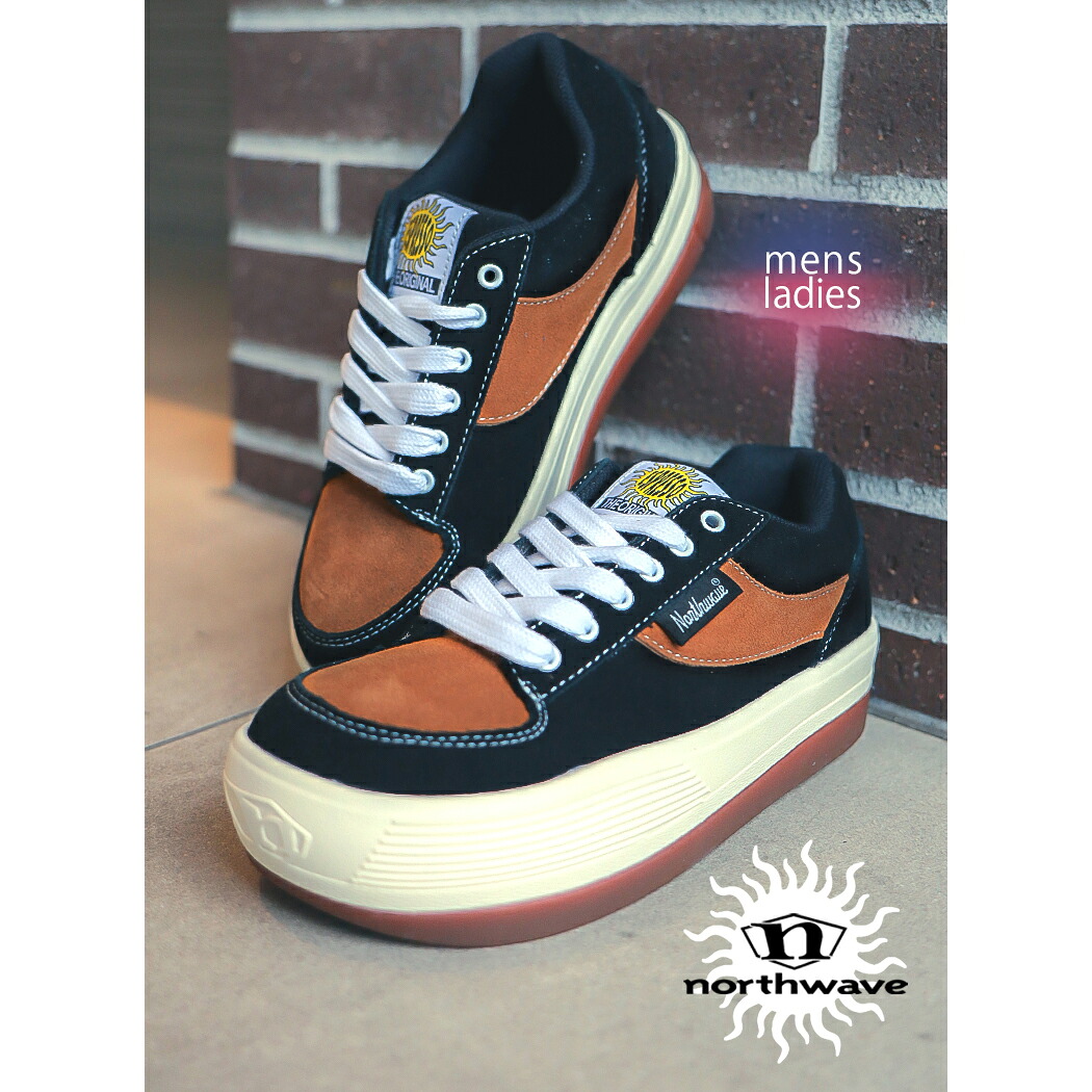 【お買い物マラソン限定クーポン配布中!!】NORTHWAVE ノースウェーブ エスプレッソ スエード スニーカー ESPRESSO SUEDE BLACK/BROWN ( 黒 ブラック 茶 ブラウン メンズ レディース ボリュームソール 厚底 国内正規品 NW-001 )｜PRECIOUS PLACE