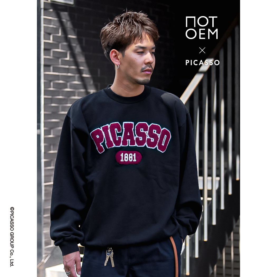 NOT OEM ピカソ スウェットトップス PICASSO Chenill Logo/SW ASH GRAY ノット オーイーエム シェニールロゴ ( グレー メンズ レディース NOT-33 ) 楽天市場】NOT OEM ピカソ スウェット トレーナー トップス シェニール