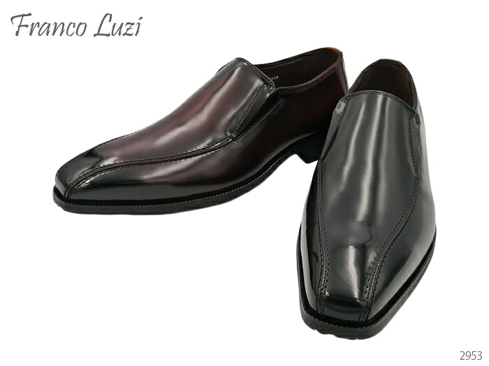 【全品尖んがり足し加える10倍！要エントリー】 フランコルッチ FRANCO LUZI 本革成人男性靴 御召しものシューズ メンズ靴 商行為シューズ プレーントゥ 心地好い 寄り合い スリッポン 日本製 接合剤テッド作り方 練りあわせる底 メンズ 成人男性 2953