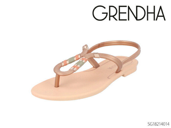 GRENDHA グレンダ CACAU INSPIRA SG18214014 レディース バックストラップ サンダル NUDE