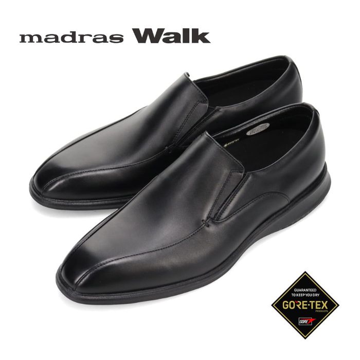 マドラス 製 マドラスウォーク madras walk GORE-TEX ファブリクス搭載 スワールモカ・スリッポンビジネスシューズ MW7932 メンズ ビジネス シューズ 靴 正規品