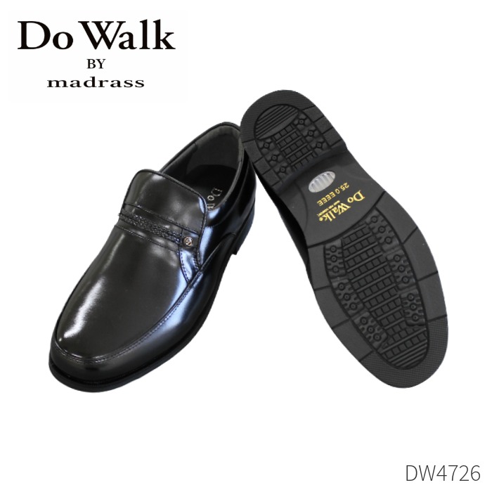 マドラス 製 Do Walk ドゥウォーク DW4726 メンズ ビジネスシューズ 本革 幅広 4E スリッポン 靴