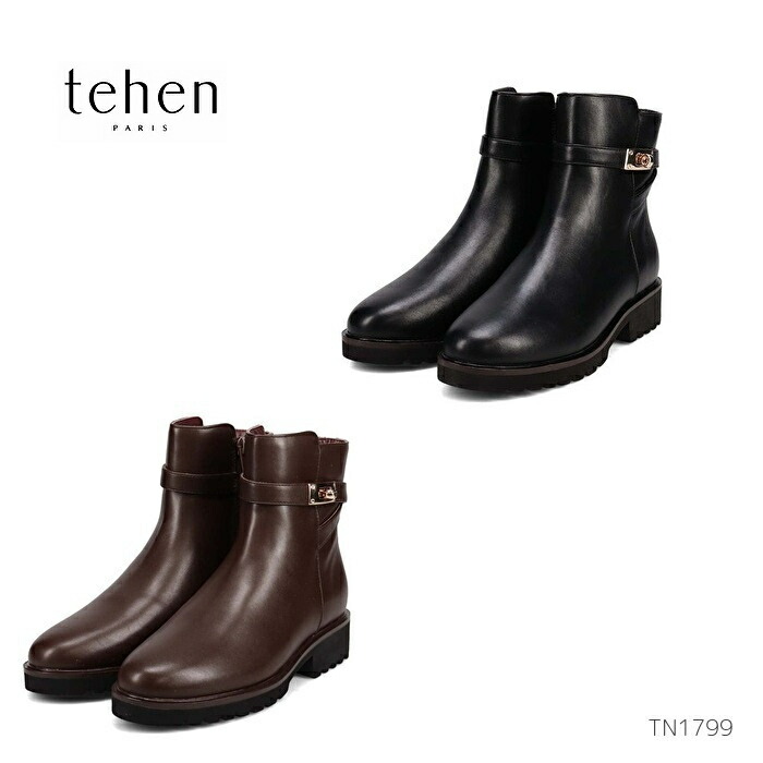 【全品尖んがり付け加える10倍！要エントリー】 テーン tehen 撥水仕様 流行り タンクソールブーツ 遊撃手ブーツ ブーツ TN1799 レディース シューズ ブーツ 靴-ブーツ-レディース靴