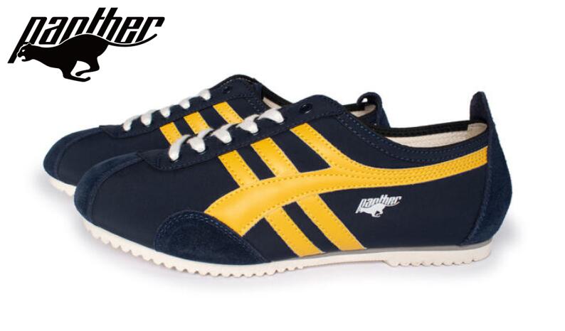 パンサー デラ PANTHER DERA NAVY/YELLOW メンズ レディース スニーカー PTJ-0027-NAVY/YELLOW ユニ一発やる
