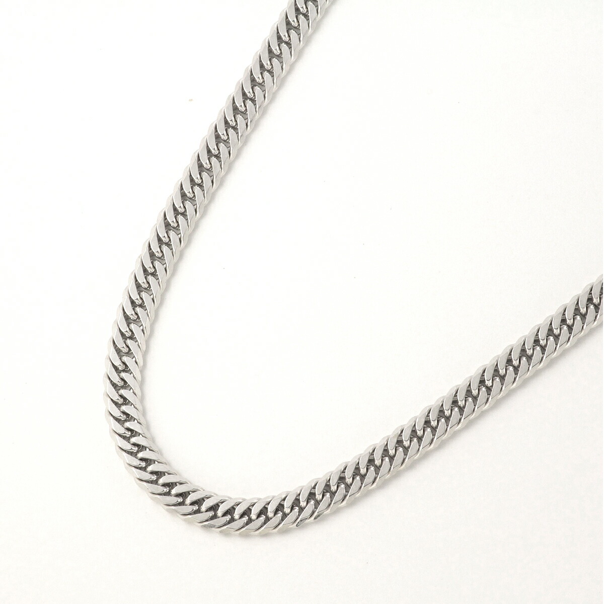 喜平ネックレス6面W6面ダブル喜平チェーンメンズアクセサリーシルバーシルバー92550cm5.7mm1.9mm30g変色防止ネックレスメンズチェーンかっこいい中折れチェーンネックレススターリングシルバー