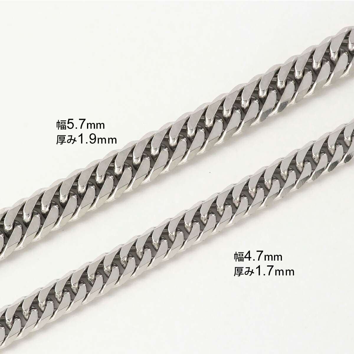 喜平ネックレス6面W6面ダブル喜平チェーンメンズアクセサリーシルバーシルバー92550cm5.7mm1.9mm30g変色防止ネックレスメンズチェーンかっこいい中折れチェーンネックレススターリングシルバー