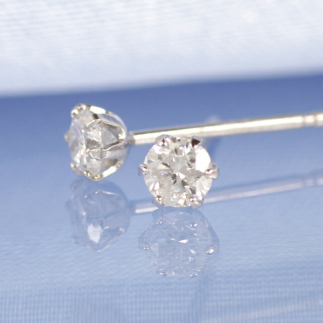 店内全品10％OFFクーポン配布中 ダイヤモンド ピアス pt プラチナ 一粒ダイヤ 0.2ct レディース ダイヤ シンプル ギフト 華奢 レディース 金属アレルギー ニッケルフリー