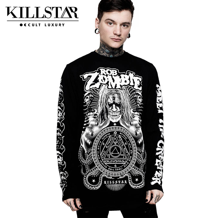 楽天市場 V系 ヴィジュアル系 ロック ロンt ファッション 大きいサイズ ロングシャツ メンズ シャツ ロックtシャツ 長袖 ビッグtシャツ ロックファッション 個性的 派手 大きめ Ll Xl Xxl パンク ビジュアル系 秋 秋服 秋物 黒 原宿系 ファッション ブランド Killstar