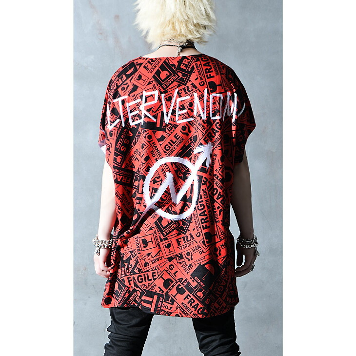 Venomv Alter Alter Sleeveless オルターベノム パンク Tee 通販 ブランド メンズ 派手 V系 Fragile メンズ 夏 ヴィジュアル系 ファッション 半袖tシャツ パンク ロック ファッション ビッグt ノースリーブ 大きいサイズ 原宿系 個性的 V系 レディース 病みかわいい 奇抜