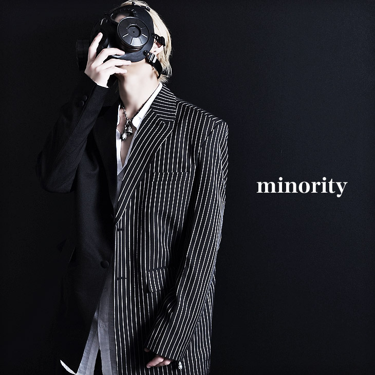 正規品直輸入 Minority Bicolor Tailored Jacket モード系 メンズ ライトアウター 韓国ファッション メンズ V系 ジャケット テーラードジャケット メンズ ロック ファッション ヴィジュアル系 ファッション バイカラージャケット 原宿系 メンズ 個性的 ビジュアル