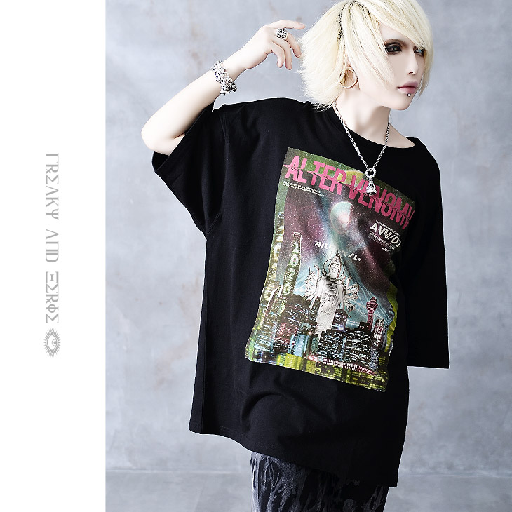 海外最新 楽天市場 Alter Venomv オルターベノム Thousand Arms Tee V系 メンズ ビッグtシャツ ブランド ヴィジュアル系 ファッション 半袖tシャツ 個性的 Tシャツ 派手な 服 ロック ファッション メンズ 病み 服 ストリート Tシャツ 原宿系 ファッション レディース