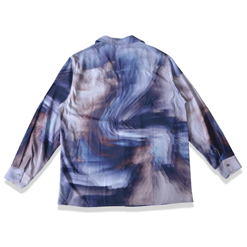 い出のひと時に とびきりのおしゃれを シャツ メンズ 柄シャツ ドレスシャツ V系 ヴィジュアル系 ファッション ブランド 総柄 派手 長袖 総柄シャツ 目立つ 服 個性的 長袖シャツ パンク ロック サイバーパンク サイバー オシャレ モード系 原宿系 オルターベノム