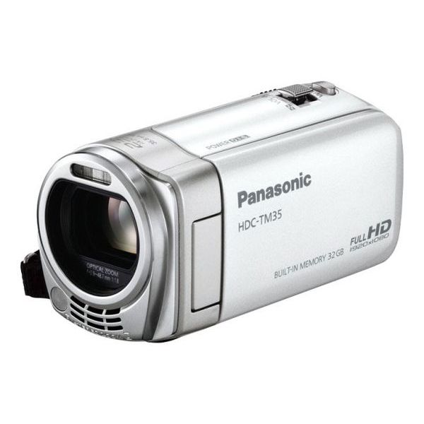 【中古】【1年保証】【美品】Panasonic HDC-TM35-W ピュアホワイト