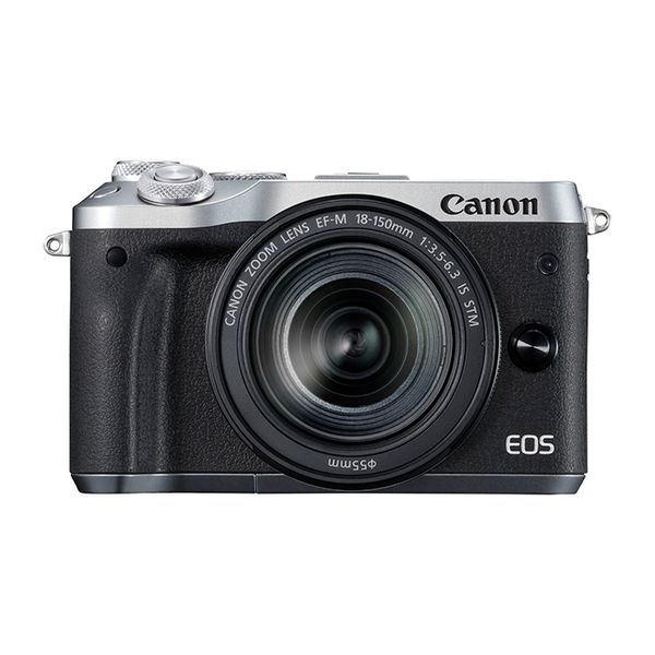 【中古】【１年保証】【美品】Canon EOS M6 レンズキット 18-150mm IS STM シルバー