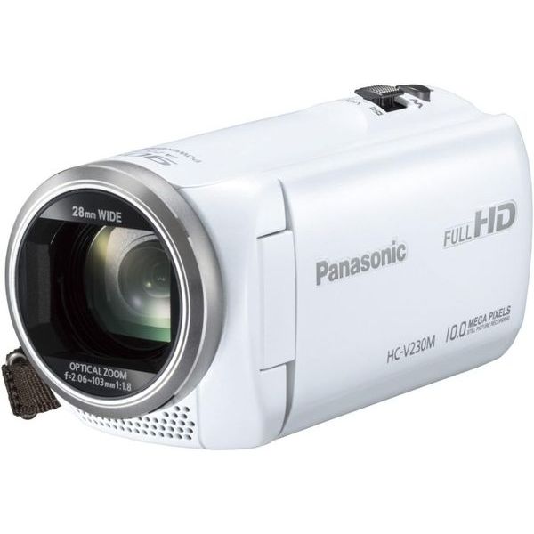 【中古】【1年保証】【美品】Panasonic HC-V230M ホワイト
