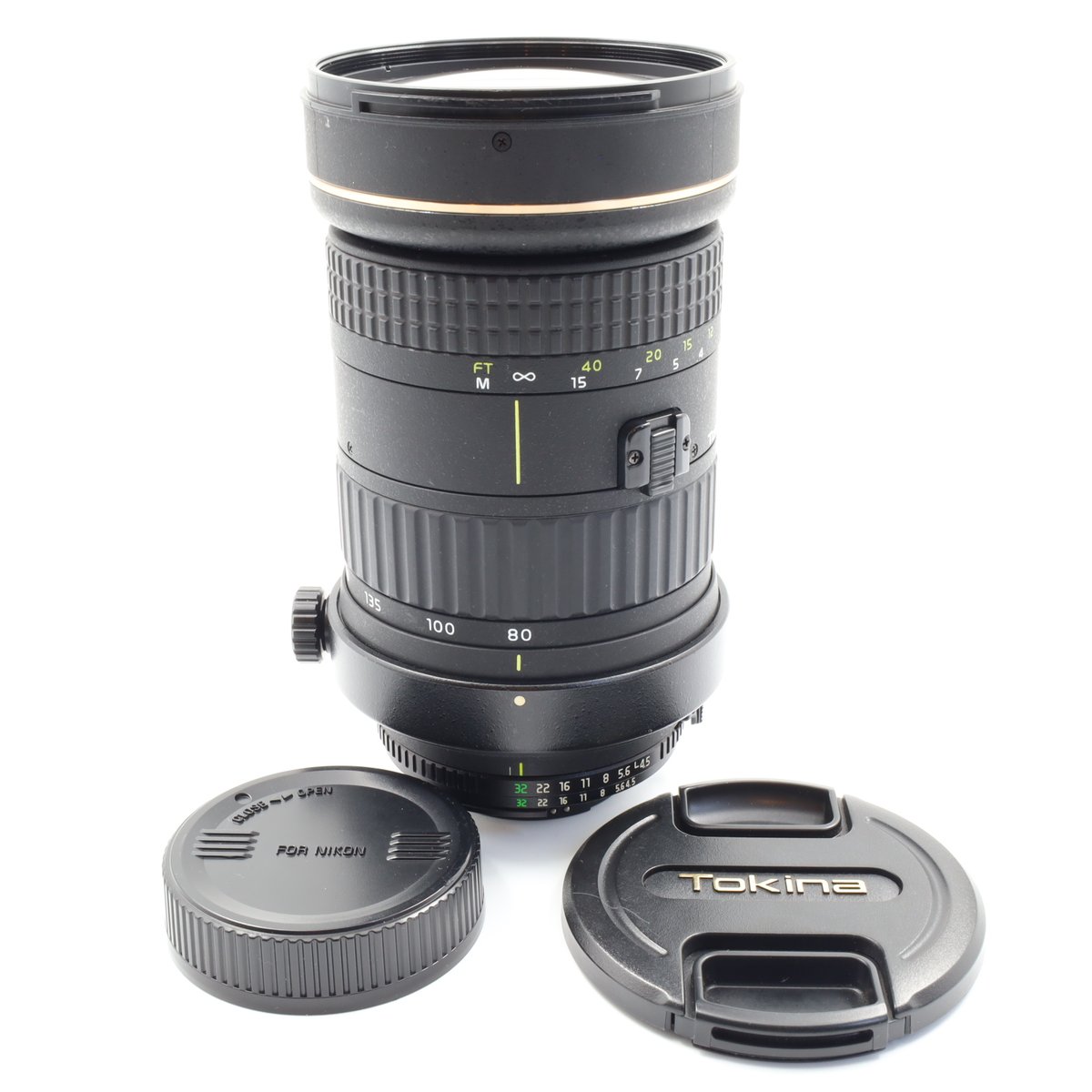 【中古】【１年引き受ける】【良品】Tokina AT-X 80-400粍 F4.5-5.6 D (ニコンF用)