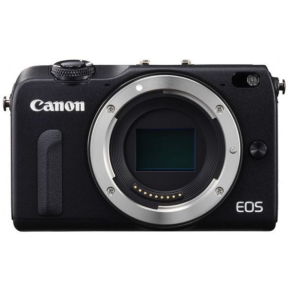 【中古】【１年引き請ける】【新品級】Canon EOS M2 上半身 黒いこと