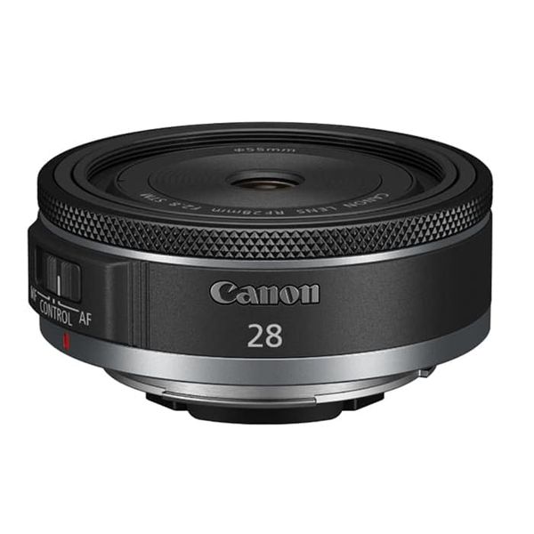 【中古】【１年引き請ける】【美品】Canon RF 28粍 F2.8 STM カメラ用交換レンズ-TV・オーディオ・カメラ