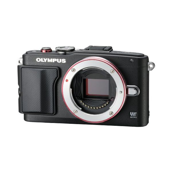 【中古】【1年保証】【美品】OLYMPUS PEN Lite E-PL6 ボディ ブラック|Premier Camera -プレミアカメラ-
