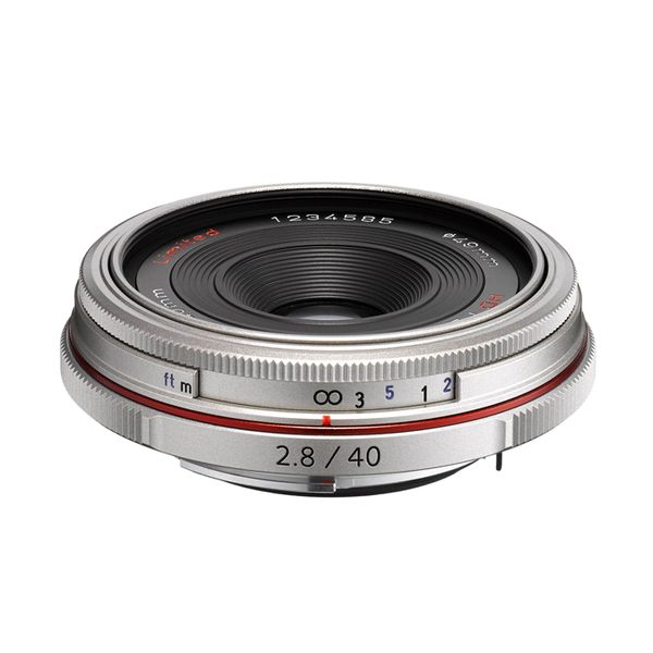 【中古】【１年言いはなつ】【美品】PENTAX 固定ディスク PENTAX-DA 40粍 F2.8 Limited しろがね色