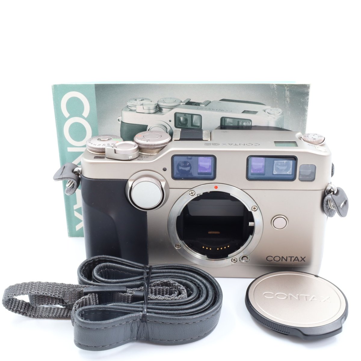 【中古】【１年引き受ける】【新品級】CONTAX G2 上半身 しろがね色