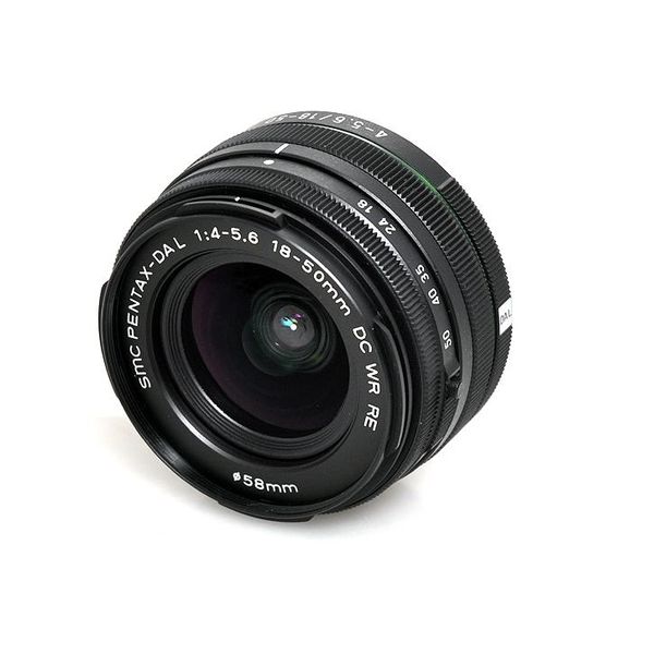【中古】【１年保証】【美品】PENTAX smc PENTAX-DA L 18-50mm F4-5.6 DC WR RE ブラック｜Premier Camera -プレミアカメラ-