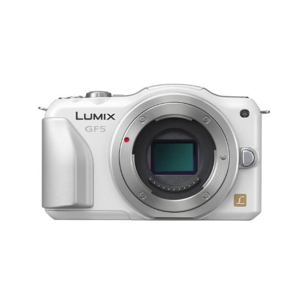 【中古】【１年引き請ける】【新品級】Panasonic LUMIX GF5 上半身 外殻白いこと [DMC-GF5]