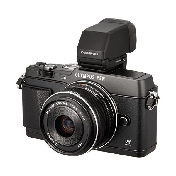 OLYMPUS E-P5 17mm VF-4セット ブラック カメラ・ビデオカメラ・光学