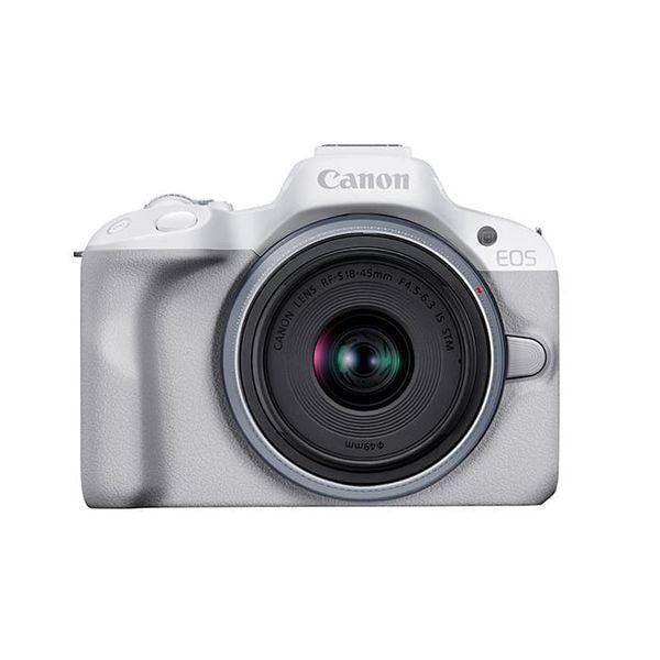 【中古】【１年保証】【美品】Canon EOS R50 RF-S18-45 IS STM ホワイト｜Premier Camera -プレミアカメラ-