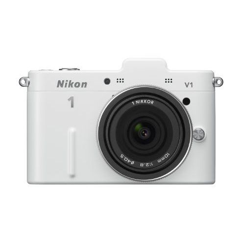 【中古】【１年保証】【美品】Nikon V1 薄型レンズキット ホワイト