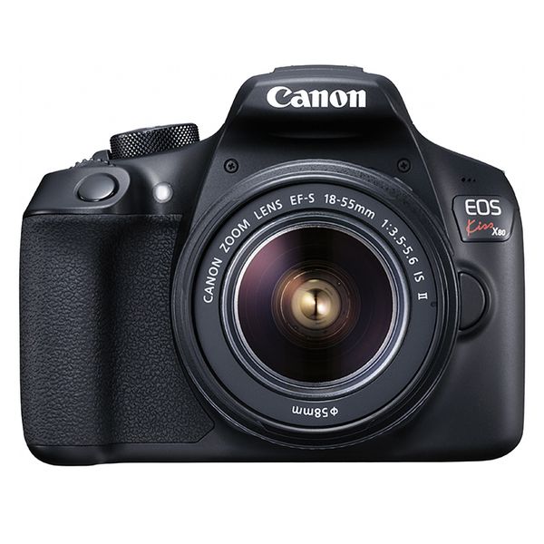 【中古】【１年引きうける】【美品】Canon EOS Kiss X80 EF-S 18-55粍 IS II 水晶体一揃いの道具