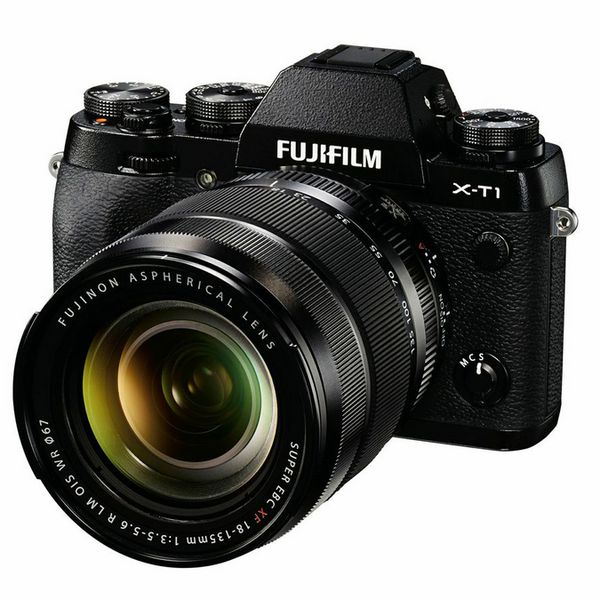 【中古】【１年引き請ける】【美品】FUJIFILM X-T1 18-135粍 水晶体一揃いの道具 黒いこと