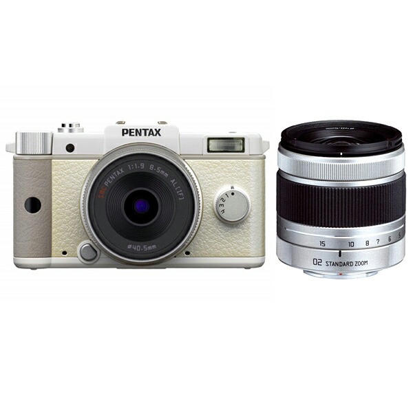 【中古】【1年保証】【美品】PENTAX Q ダブルレンズキット ホワイト|Premier Camera -プレミアカメラ-