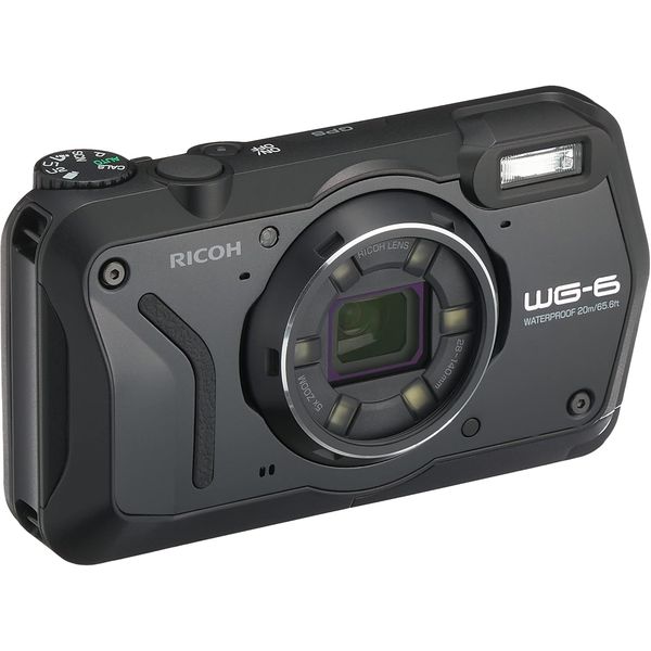 【中古】【１年引き受ける】【美品】RICOH WG-6 黒いこと