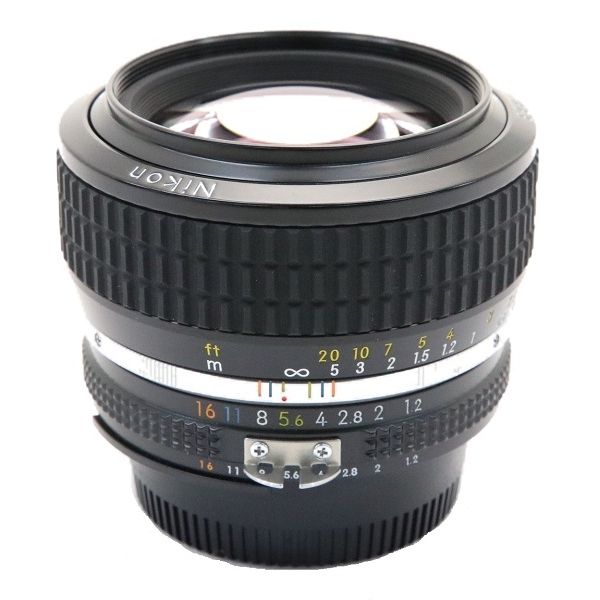 【中古】【１年引き請ける】【美品】Nikon 人工知能学 Nikkor 50粍 F1.2S (Ai-S印字機)