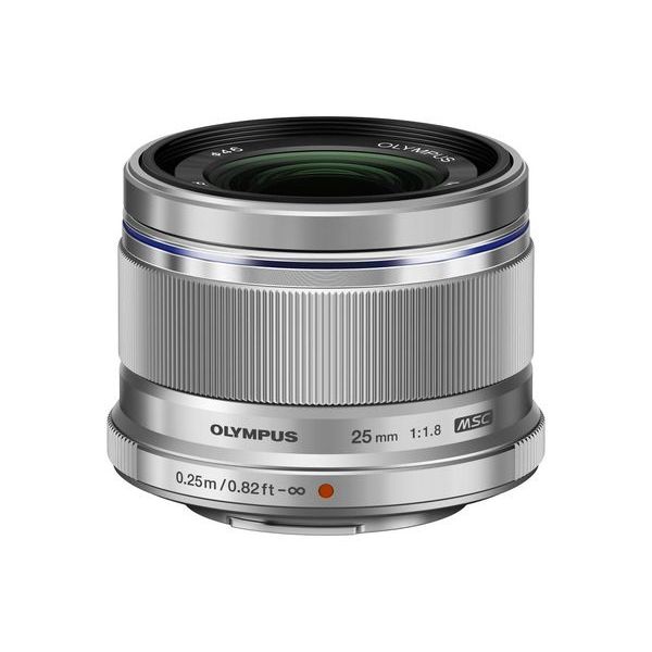 【中古】【１年保証】【美品】OLYMPUS M.ZUIKO DIGITAL 25mm F1.8 シルバー