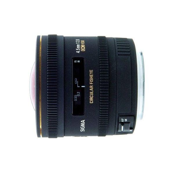 【中古】【１年引き請ける】【美品】SIGMA 4.5粍 F2.8 EX DC Circular Fisheye HSM (ニコンF用)