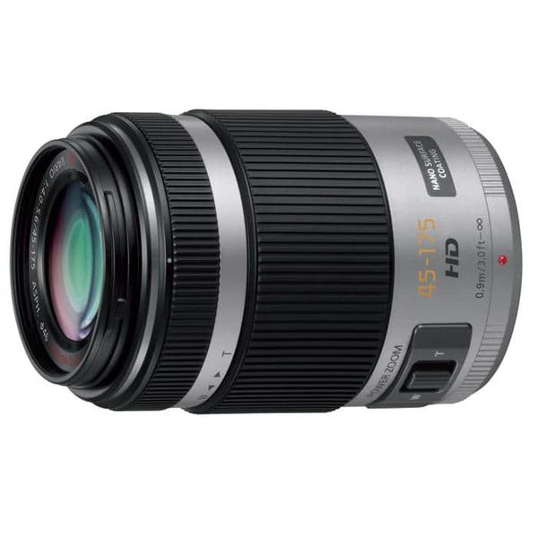 【中古】【1年保証】【美品】Panasonic LUMIX G X VARIO PZ 45-175mm F4.0-5.6 ASPH. POWER O.I.S. [H-PS45175-S] シルバー
