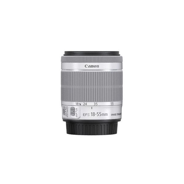 【中古】【１年引き受ける】【新品級】Canon EF-S 18-55粍 F3.5-5.6 IS STM 白いこと