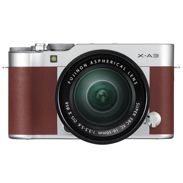 【中古】【１年保証】【美品】FUJIFILM X-A3 レンズキット ブラウン