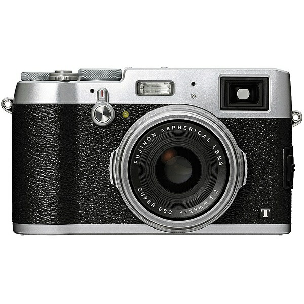 【中古】【１年引きうける】【新品級】FUJIFILM X100T しろがね色