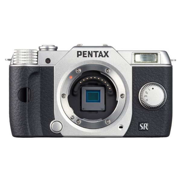 【中古】【１年引き請ける】【美品】PENTAX Q10 上半身 しろがね色
