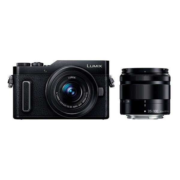【中古】【１年保証】【美品】Panasonic LUMIX GF10 ダブルズームキット 12-32mm + 35-100mm ブラック [DC-GF10WA-K]｜Premier Camera -プレミアカメラ-