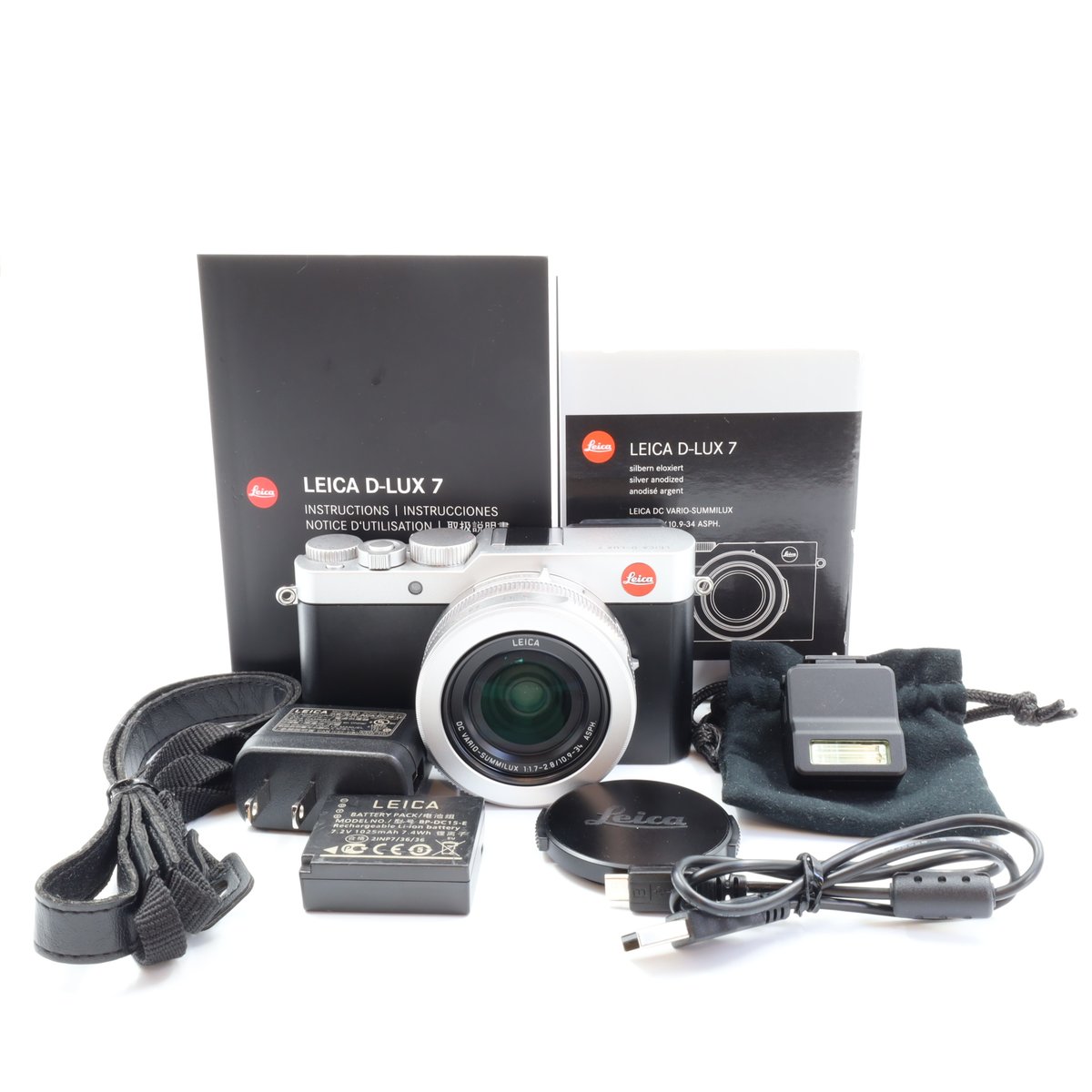 【中古】【１年引き請ける】【良品】Leica D-LUX7 しろがね色 [19116]